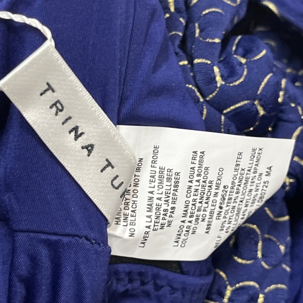 Trina Turk Midnight Blue Halter One Piece…new without tags - Picture 8 of 12